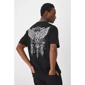 Medicine tricou din bumbac culoarea negru, cu imprimeu imagine