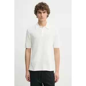 Rag & Bone tricou polo barbati, culoarea alb, neted, MBS22HS019UC19 imagine