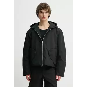 Heliot Emil geaca barbati, culoarea negru, de tranzitie, oversize, PRESS25_M_02_148_BLK01 imagine