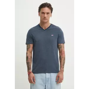 Tommy Jeans tricou barbati, neted, DM0DM20364 imagine