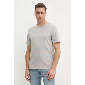 Pepe Jeans tricou din bumbac barbati, culoarea bej, modelator imagine