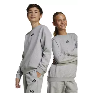 adidas pantaloni de trening pentru copii culoarea gri, melanj, JC7640 imagine