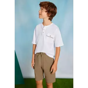 Mayoral set de bumbac pentru copii culoarea maro, 6676 imagine