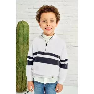 Mayoral pulover de bumbac pentru copii culoarea alb, 3368 imagine