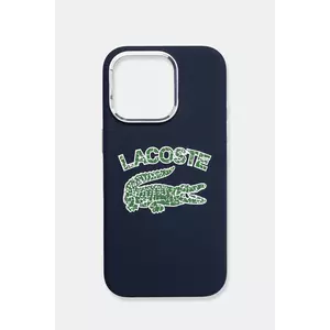 Lacoste etui pentru telefon iPhone 16 Pro 6.3 culoarea albastru marin, LCHMP16LUCRV imagine