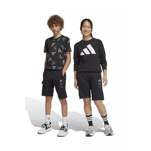 adidas pantaloni scurti copii culoarea negru, cu imprimeu, JC7746 imagine