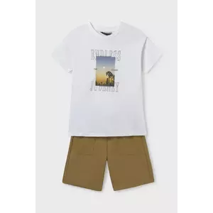 Mayoral set de bumbac pentru copii culoarea galben, 6679 imagine