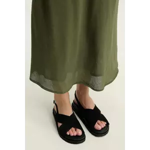 Answear Lab sneakers din piele intoarsă culoarea negru imagine