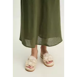 Answear Lab papuci femei, culoarea bej imagine