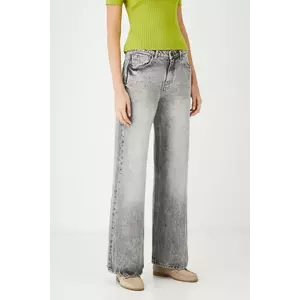 Medicine blugi din bumbac culoarea gri imagine