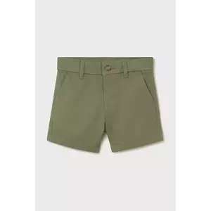 Mayoral pantaloni scurti copii chino basic culoarea verde, 207 imagine