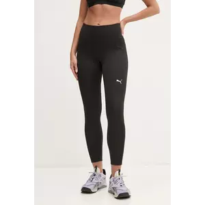 Puma leggins de antrenament Essentials culoarea negru, neted, 525899 imagine