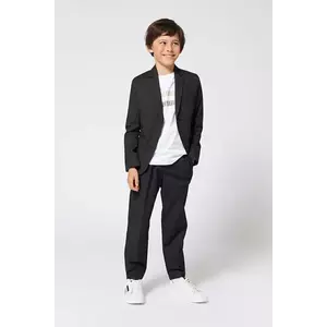 BOSS tricou de bumbac pentru copii culoarea alb, cu imprimeu, J52035 imagine