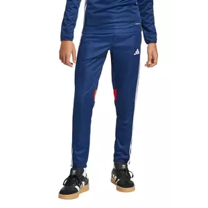 adidas Performance pantaloni de trening pentru copii culoarea albastru marin, cu imprimeu, JD0576 imagine