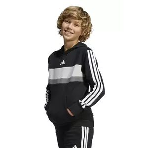 adidas bluza copii culoarea negru, cu glugă, cu imprimeu, JC7480 imagine