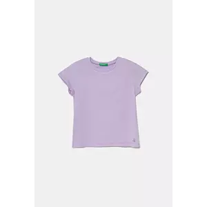United Colors of Benetton tricou de bumbac pentru copii culoarea roz, 3I1XG106Y imagine