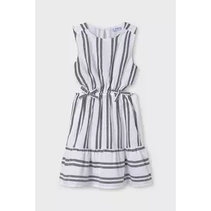 Mayoral rochie din bumbac pentru copii culoarea negru, mini, evazată, 6982 imagine