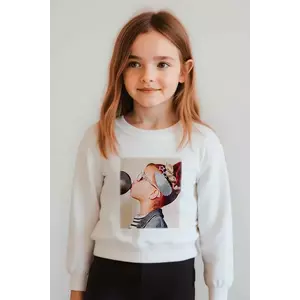 Mayoral bluza copii culoarea bej, cu imprimeu, 3401 imagine