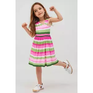 Mayoral rochie din bumbac pentru copii culoarea violet, mini, evazată, 3920 imagine