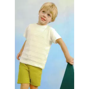 Mayoral pantaloni scurți copii culoarea galben, 3227 imagine