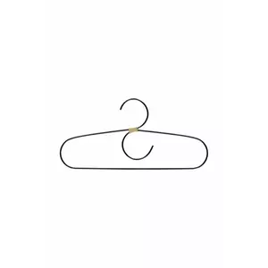 OYOY cuier umerașe Fuku 2-pack culoarea negru imagine