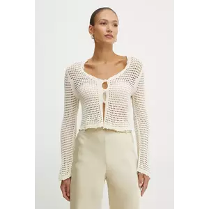 Fracomina cardigan femei, culoarea bej, light, FJ25ST8003K410O7 imagine