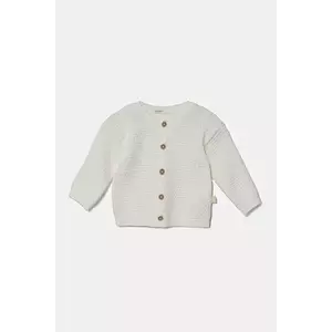 United Colors of Benetton cardigan din bumbac pentru bebeluși culoarea bej, light, 1294A500Y imagine