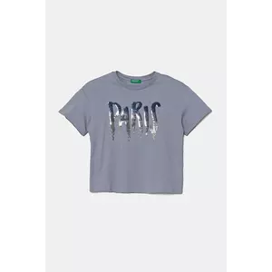 United Colors of Benetton tricou de bumbac pentru copii 3I1XC10NY imagine