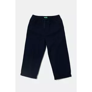 United Colors of Benetton pantaloni copii culoarea albastru marin, neted, 4T48GF026 imagine