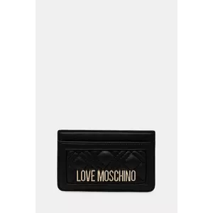 Love Moschino card holder culoarea negru, JC5659PP1 imagine