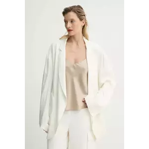 MMC STUDIO sacou culoarea bej, desfacut, neted, FRAKTA.MARYNARKA imagine