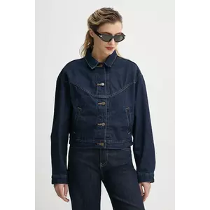 Levi's geaca SHRUNKEN 90S TRCKR WSTRN culoarea albastru marin, de tranzitie, 001WO imagine