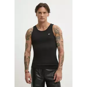 Tommy Jeans tricou din bumbac 2-pack barbati, culoarea negru, DM0DM20769 imagine