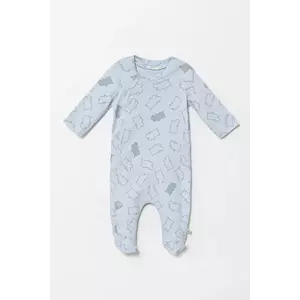 United Colors of Benetton salopete din bumbac pentru bebelusi 3PWB0T02D imagine