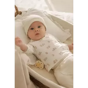 Mayoral Newborn compleu bebe culoarea bej, 9906 imagine