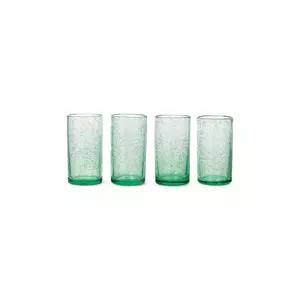 ferm LIVING pahar Oli Water Glass culoarea verde imagine