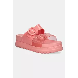 Melissa papuci COZY PLATFORM femei, culoarea roz, cu platforma, M 36158 imagine