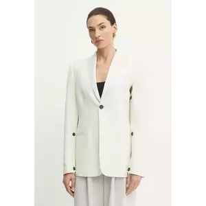 Liviana Conti sacou culoarea bej, un singur rand de nasturi, neted, F5SL85 imagine