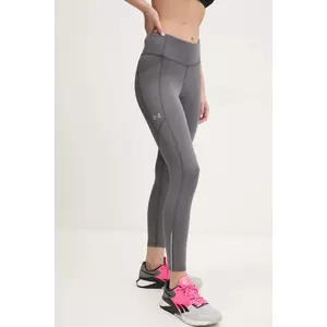 Under Armour leggins de alergare Fly Fast 3.0 culoarea gri, neted imagine
