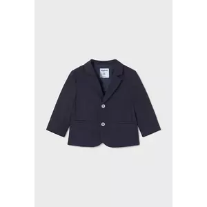 Mayoral jachetă din amestec de in pentru copii culoarea albastru marin, 1470 imagine