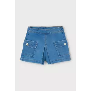 Mayoral pantaloni scurti din denim pentru copii cargo neted, 3207 imagine