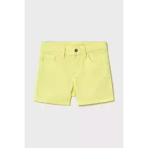 Mayoral pantaloni scurti copii culoarea galben, 206 imagine