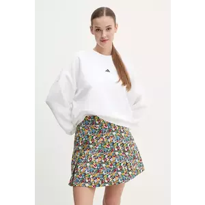 adidas bluza Essentials femei, culoarea alb, neted, JI6059 imagine