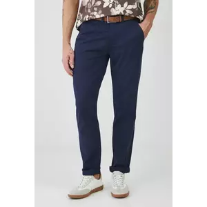 Medicine pantaloni culoarea albastru marin, mulata imagine