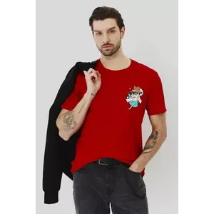 Medicine tricou culoarea rosu, cu imprimeu imagine