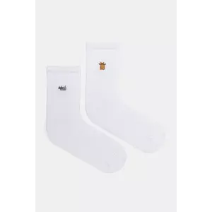 Medicine sosete 2-pack culoarea alb imagine