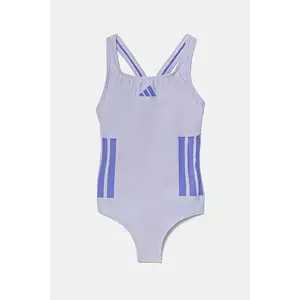adidas Performance costum de baie dintr-o bucată pentru copii culoarea violet, JN6588 imagine