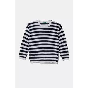 United Colors of Benetton pulover copii culoarea albastru marin, light, 1036H102L imagine