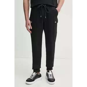 Michael Kors pantaloni de trening barbati, culoarea negru, neted, CF452BO5MF imagine
