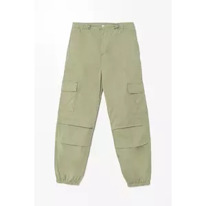 United Colors of Benetton pantaloni copii culoarea verde, neted, 4L2VCF046 imagine